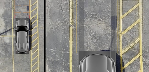 Top-down camera image.