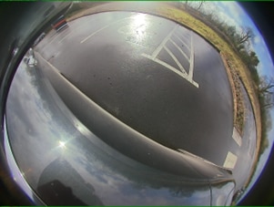 raw fisheye camera image