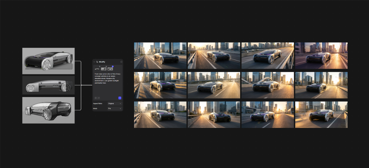 AI extrapolates one artist’s initial renders into full 3D animations